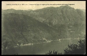cartolina LANZO D'INTELVI - veduta del lago di lugano - Picture 1 of 1