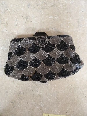 Bolso de Mano Vintage Art Deco K&G Paris Charlet Nueva York Años 40 Hermoso Estado Foto 1 de 4