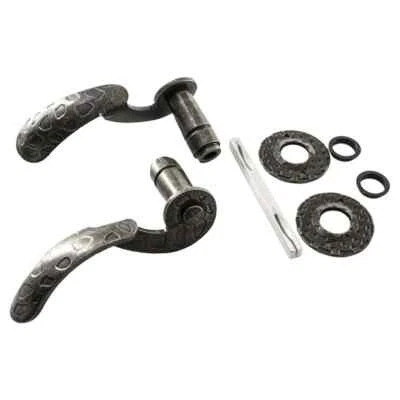 Maniglia  per Porta  ferro battuto anticato - Immagine 1 di 3