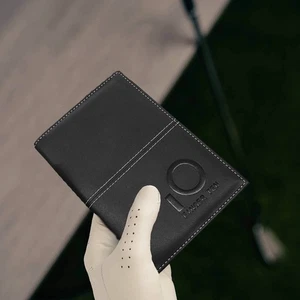Cubierta de libro de yardaje de cuero Sunfish soporte para tarjeta de puntuación de golf con 2 piezas lápiz - Imagen 1 de 12