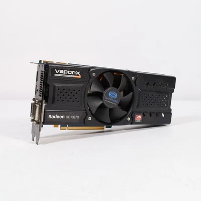 Sapphire HD 5870 Vapor-X OC Graphics Card 1 GB GDDR5 HDMI + DP - Image 1 of 4