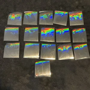 Hero Quest Merlin Sticker Hasbro 1991 Holographic 16 Letters ABCDGHJLMNQTVWYZ - Picture 1 of 10