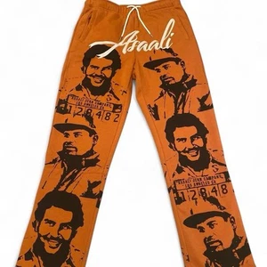 NWT Orange Asaali Jean Co. Cartel Sweatpants. Men’s XL - Picture 1 of 6