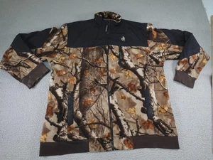 Chaqueta Legendary Whitetails Para Hombre 2XL Marrón Camuflaje Vellón Cremallera Completa Caza Exterior - Imagen 1 de 11