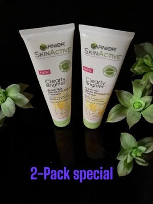 Garnier Skin Active Clearly Brighter Argan Nut Gentle Exfoliating Cleanser 4.7Oz - Изображение 1 из 2