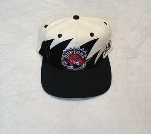 Vintage Toronto Raptors Sharktooth Snapback Hat Logo Athletic Cap 1st Gen 90s - Picture 1 of 16