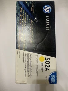 NEU Fabrikversiegelt Original HP Q6472A (502A) Gelb Tonerkassette LaserJet 3600 - Bild 1 von 4