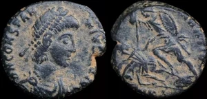Constantius II antike Münze Römisches Reich 337-361 n. Chr. max 16mm. 2,91 gramm. #663 - Bild 1 von 3
