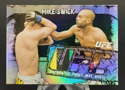 2010 Topps UFC Main Event Fight Mat Relics Silver #FMR-MS Mike Swick 2/8  - Image 1 of 2