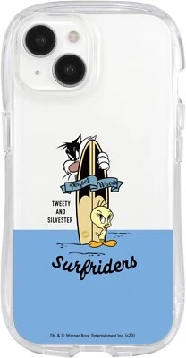 Футляр Gourmandies для iPhone 15 14 13 6,1 дюйма Looney Tunes Tweety LTS-49A Япония - Изображение 1 из 4