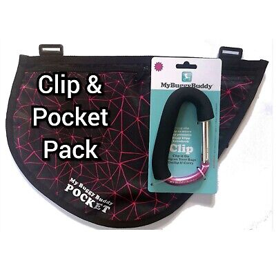 My Buggy Buddy Pink Clip & Pocket Pack, SALE New Special Offer • 7.99£
