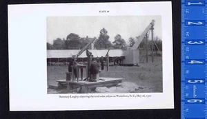 Sonnenfinsternis, Wadesboro, NC, 28. Mai 1900, Polarregion - 1929 Smithsonian Print - Bild 1 von 2