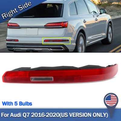 Right Passenger Rear Bumper Stop Lamp Light Reflector For Audi Q7 2016 2017-2020 - Image 1 of 4