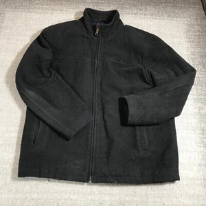 Marc New York Coat Mens Extra Large Full ZIp Wool Dark Gray Lined Jacket Casal - Picture 1 of 10