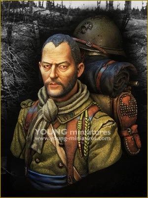 1/10 Young Miniatures French Foreign Legion WWI YM1863 Unpainted resin Bust * - Image 1 of 4