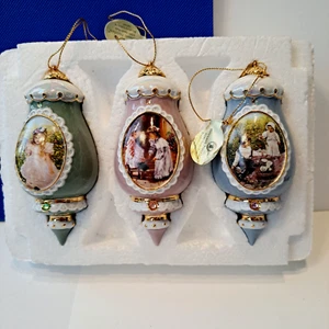 Bradford Serie 5 ZUCKER & GEWÜRZ ERBSTÜCK PORZELLAN ORNAMENT 3ER SET. - Bild 1 von 6