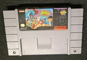 Football Fury (Super Nintendo, 1993) SNES Authentic Tested - Picture 1 of 2