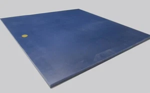 Tivar 88 Blue UHMW PE Sheet .500" (1/2") Thick x 24" x 24", UV Stabilized - Picture 1 of 9