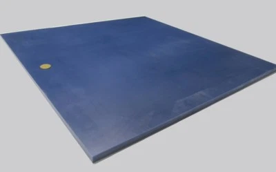 Tivar 88 Blue UHMW PE Sheet .500" (1/2") Thick x 24" x 24", UV Stabilized - Image 1 of 4