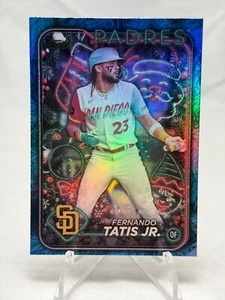 Árbol de vacaciones Topps Holiday Blue SP #H44 2024 Fernando Tatis Jr SD Padres - Imagen 1 de 2