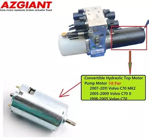 Car Convertible Hydraulic Top Motor Hydraulic Pump Motor for Volvo C70 2006-2013 - Foto 1 di 19