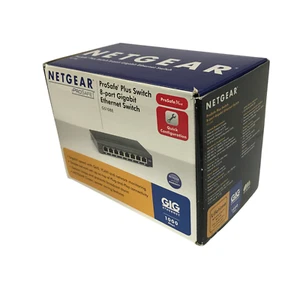 Netgear GS108E 100PES 8-portowy przełącznik zarządzalny Gigabit Plus - Zdjęcie 1 z 7