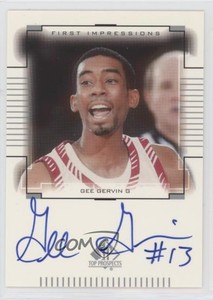 2000-01 SP Top Prospects First Impressions Gee Gervin #GG Auto