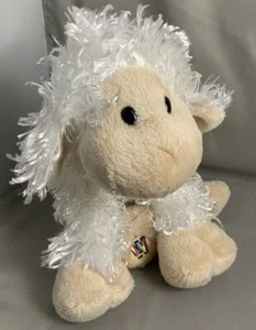 GANZ LAMB Webkinz NO CODE White Faced Lamb/Sheep Stuffed Animal Plush HM 201 - Picture 1 of 5