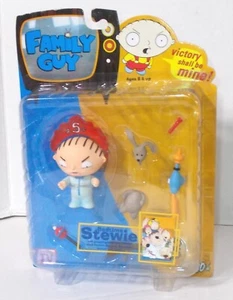 Figurina Mezco FAMILY GUY SERIE 1 BEDTIME STEWIE GRIFFIN MOC ORIGINALE 2004 - Foto 1 di 5