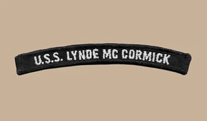 US Navy DDG-8 USS Lynde McCormick cacciatorpediniere missili guidato scheda rocker UIM (02) - Foto 1 di 1