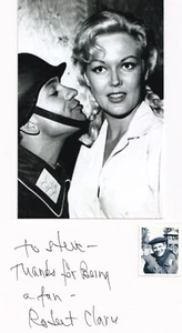 SEHR SELTEN Robert Clary signed handsigniert 3x5 Karteikarte Foto Hogan's Heroes RI - Bild 1 von 1