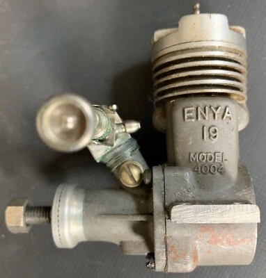 Collectible Enya .19 Model 4004 engine w/orig. box - engine does turn over - Image 1 of 4