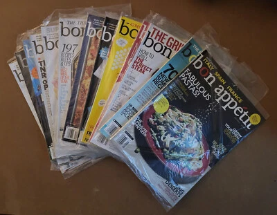 Bon Appetit Backissues [Single Issue] Choice from 2010-2015 NEW in Plastic - Image 1 of 2