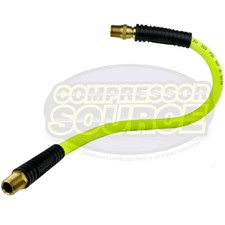 New Flexzilla 1/2" x 2' FT Air Hose Whip With 1/2' MNPT Swivel HFZ1202YW4S