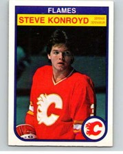1982-83 O-Pee-Chee #48 Steve Konroyd  RC Rookie Calgary Flames V57422