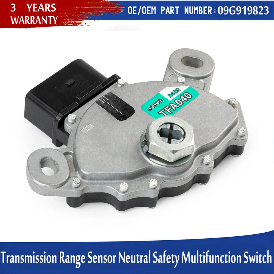 Interruptor de seguridad neutro para Audi A4 Volkswagen Golf Jetta Passat Tiguan 09G919823 Foto 1 de 4