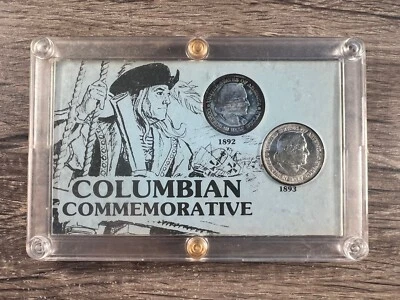 Washington Mint Colombian Exposition Half Dollar 1892-1893 Set - Image 1 of 4