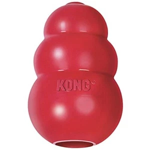 KONG - Classic Toy - Durable, Natural Rubber Chew - Large Dogs 10x7cm - Picture 1 of 8
