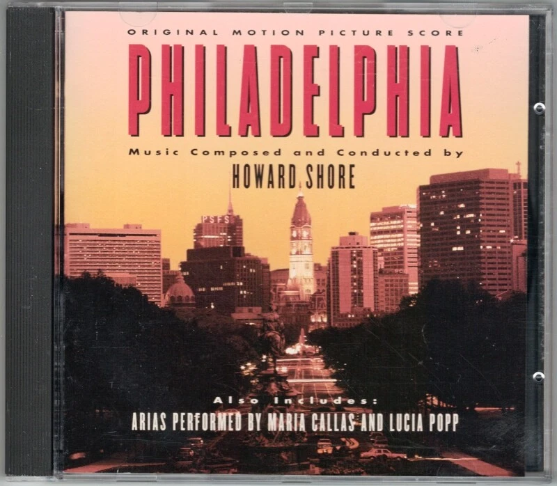 PHILADELPHIA Howard Shore Maria Callas Lucia Popp OST Soundtrack Score CD 1993 - Bild 1 von 1