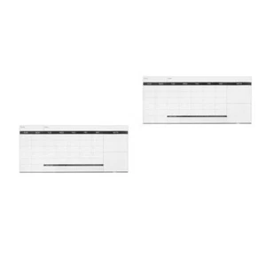 2pcs Weekly Dry Erase Planner Board Whiteboard Chart Reusable Hanging Planner - Picture 1 of 12