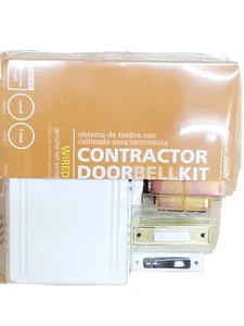 Kit de contratista de timbre de puerta con cable Heath Zenith con 2 pulsadores hogar - Imagen 1 de 7