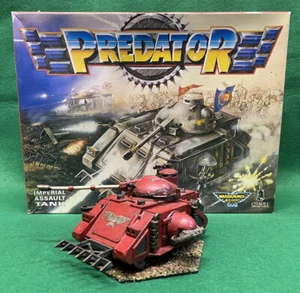 Warhammer 40k Space Marine Mk1 Predator Rogue Marines tanque de asalto en caja años 80 🟡 - Imagen 1 de 13