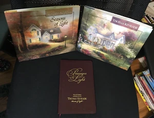 Lot THOMAS KINKADE Seasons of Light + Home is Where the Heart is + Passages Insp - Picture 1 of 9