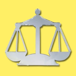 Scales of Justice Shaped - Acrylic Safety Mirrors - Picture 1 of 1