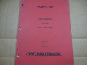 Westerbeke Parts List Manual 12C Two Marine Diesel Engine 039721 - Picture 1 of 4