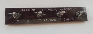 WIRELESS SET 19 WS19 WW2 ARMY MILITARY RADIO BATTENS TERMINAL 4 POINT ZA10120 - Picture 1 of 4
