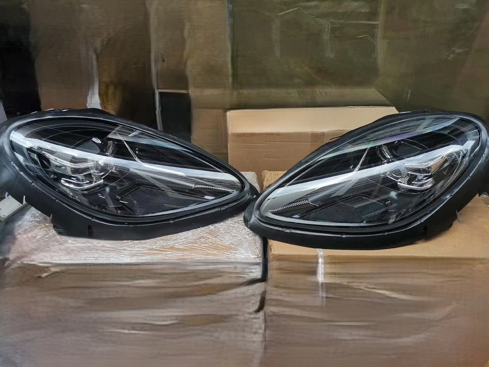 LED Headlights For Porsche Macan 2014-2022 Laser Matrix Animation Front Lamps — 第 1/4 张图片