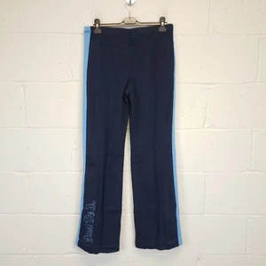 NIKE Womens Flared Sweatpants Y2k Retro Vintage LARGE - UK 14 16 Blue Regular - Picture 1 of 7