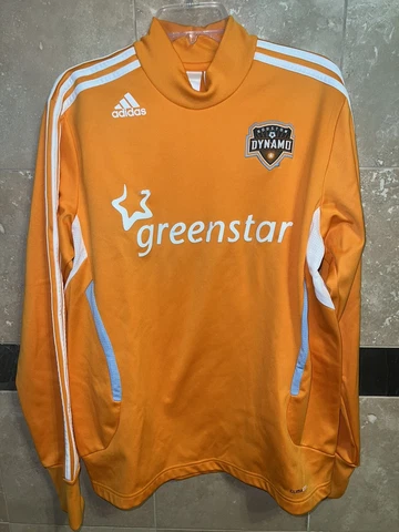 Adidas Men's Houston Dynamo ClimaCool Long Sleeve Training Top Sweatshirt Large Cover