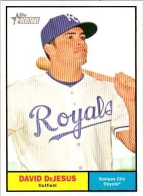 2010 Topps Heritage #143 David DeJesus - Image 1 of 2